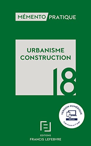 MEMENTO URBANISME CONSTRUCTION 2018